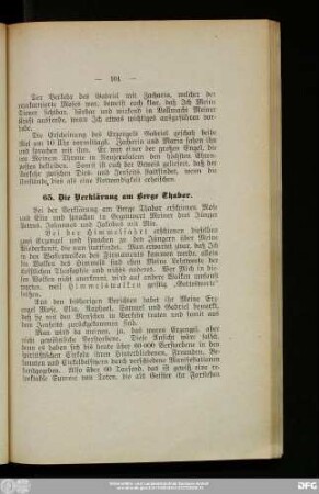 65. Die Verklärung am Berge Thabor.