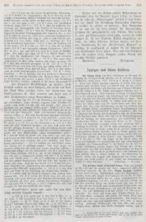 410-412 Kleine Kritiken