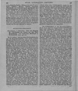 Hurlebusch, A. F. v.: Ueber den Zeitpunkt der Volljährigkeit der Prinzen aus dem Hause Braunschweig. Helmstädt: Fleckeisen 1820