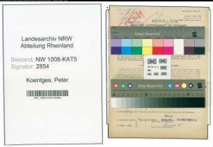 Entnazifizierung Peter Koentges , geb. 17.04.1901 (Verw.Angestellter)