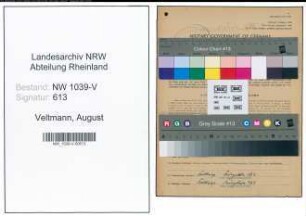 Entnazifizierung August Veltmann , geb. 15.02.1907 (Kaufmann)