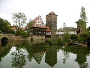 Nürnberg: Weinstadel, Wasserturm, Henkerturm und Henkerbrücke