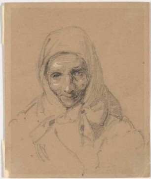 Frau mit Kopftuch