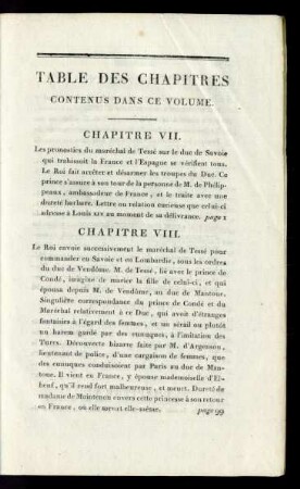 Table Des Chapitres Contenus Dans Ce Volume.