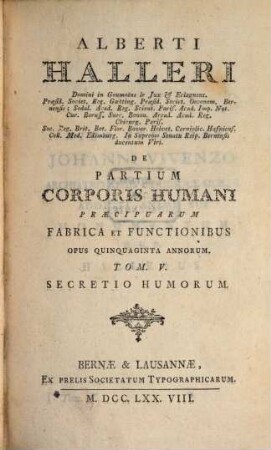 De partium Corporis humani praecipuarum fabrica ..., 5