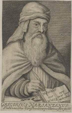 Bildnis des Gregorius Nazianzenus