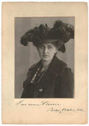 Fotografie von Susanne Dessoir (1869-1853)
