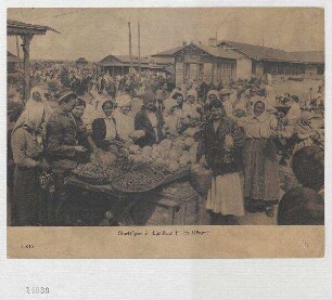 Marktszene in Charkow in der Ukraine