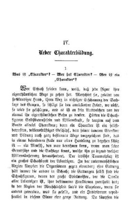 Ueber Charakterbildung