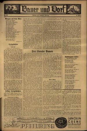 Zweite Ausgabe vom Freitag, den 22. März 1935.