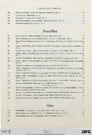Glas (Nr. 319-335)
