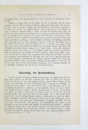 Chlodwig, der Frankenkönig