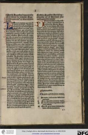 Epistola Augustini Aurelii Hipponensis episcopi ad Aurelium episcopum Carthaginensis ecclesie.
