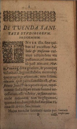 Gregorii Horsti[i], D. De Tuenda Sanitate Studiosorum Et Literatorum Libri Duo : In Gratiam Reipubl. Literariae Quondam in Academia publice propositi, iam autem iterum ad petitionem amicorum praelo subiecti
