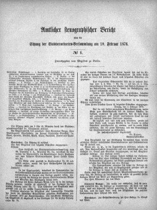 No. 6, 10. Februar 1876