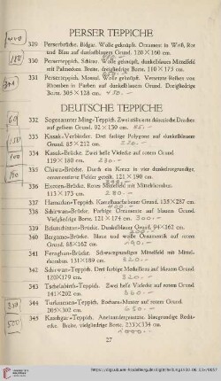 Perser Teppiche (Nr. 329-331)