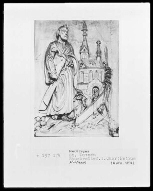 Der heilige Petrus und San Pietro in Rom