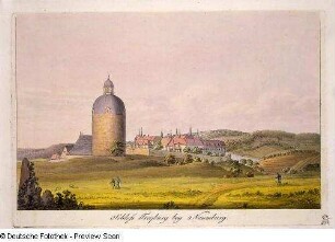 Schloß Freyburg bey Naumburg, Radierung , um 1800