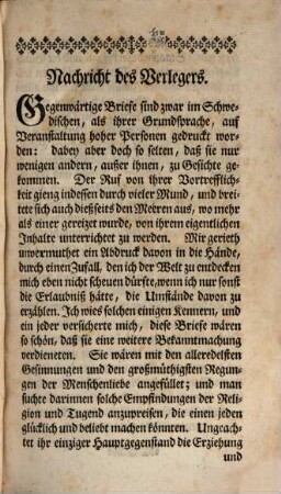 Briefe an einen jungen Prinzen von einem alten Manne