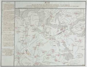 WHK 32 Krieg mit Frankreich 1792-1805: Plan des Gefechts zwischen den Alliierten und Franzosen bei Premont, 16. April 1794