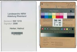 Entnazifizierung Helmut Herker , geb. 04.05.1901 (Ingenieur)