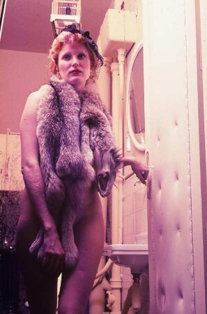 Porträt im Badezimmer