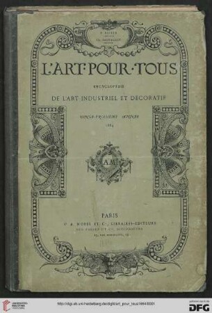 23: L' art pour tous: encyclopédie de l'art industriel et décoratif