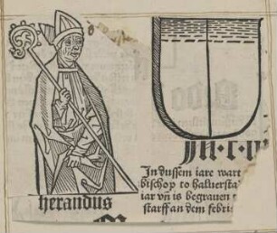 Bildnis des Herrand, Bischof von Halberstadt