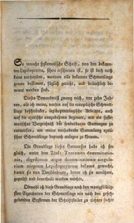 Verzeichniß bekannter Schmetterlinge