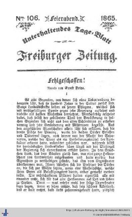 (Nr. 106 - 119) Fehlgeschossen!