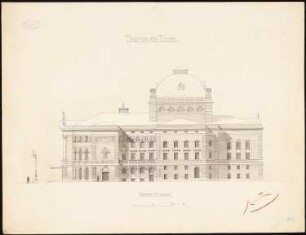 Theater, Essen: Seitenansicht 1:100