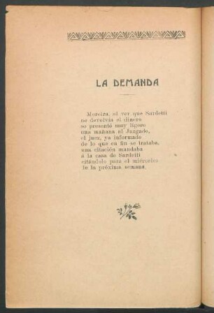 La demanda