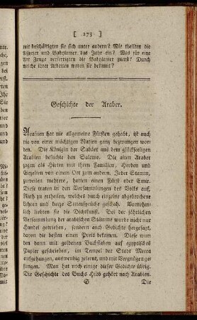Geschichte der Araber