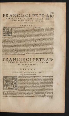 Francisci Petrarchae V. C. Epistolarum De Rebus Senilibus, Liber ...