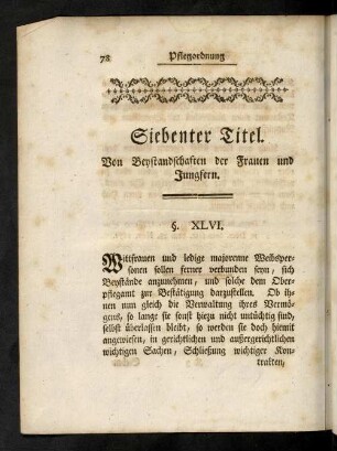 78-80, Siebenter Titel. Von Beystandschaften.
