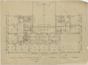 Döllgast, Hans; München, Maximiliansplatz 8; Börse - Grundriss 3. OG