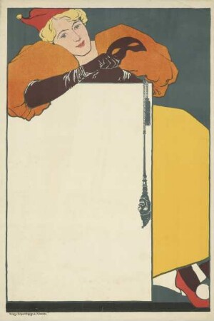 Dame mit Narrenkappe