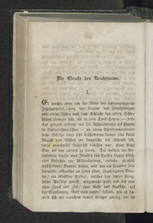 Die Quelle des Reichthums.