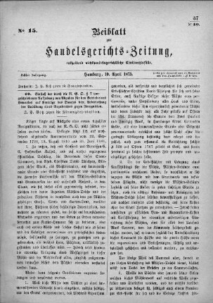 No. 15. 10. April 1875