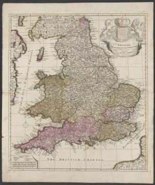 England, Landkarte