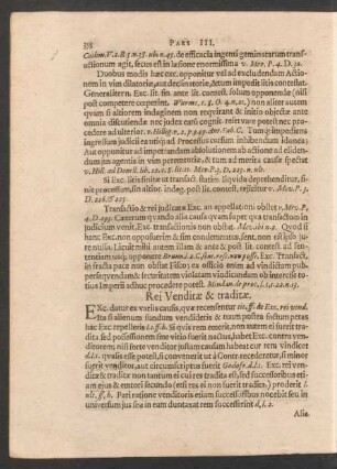Rei Venditae & traditae. - Usurariae pravitatis & Alterius tanti.