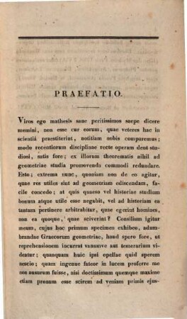 De primordiis geometriae apud Graeco : Dissertatio