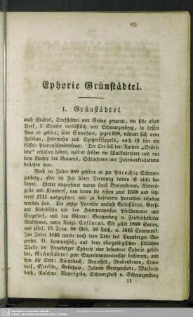 Ephorie Grünstädtel