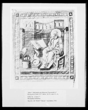 Evangeliar codex 43 — Evangelist Johannes, Folio 13 recto