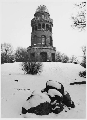Bergen, Rügen. Ernst-Moritz-Arndt-Turm auf dem Rugard