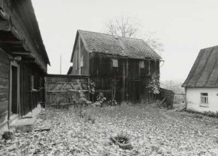 Raun, Bauernhof : Bad Brambach, Raun. Bauernhof. Scheune. Hofansicht