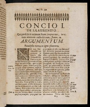 61-88, Concio I. - Concio III.