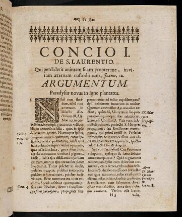 61-88, Concio I. - Concio III.