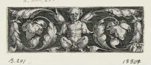 Ornament mit Satyr und Ranken