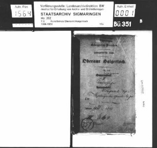 Wahl und Besoldung der Gemeinderechner